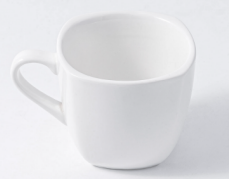 Teetassen Set in eckigen Design