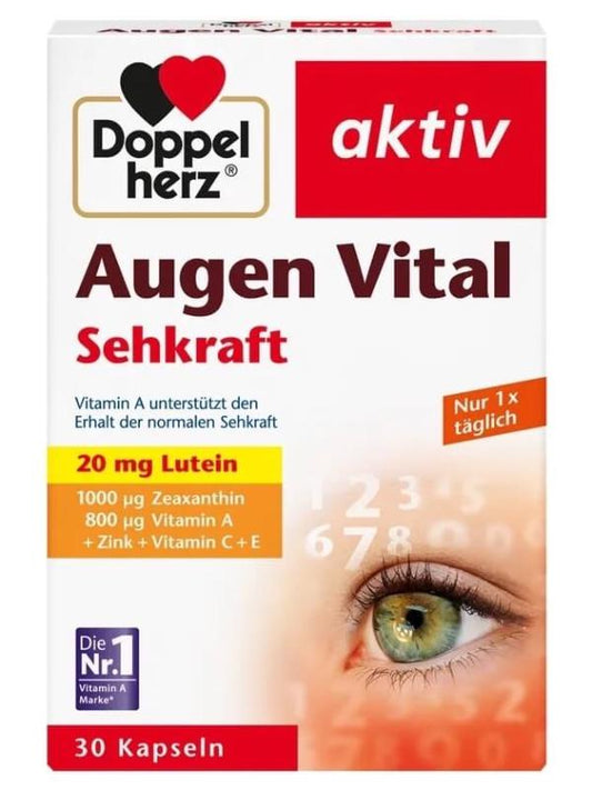 Doppelherz aktiv Augen Vital Sehkraft 20,3 g 30 Kapseln