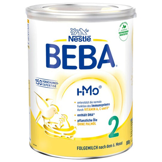 Nestlé BEBA Folgemilch 2 nach dem 6. Monat, 800 g (6x800g / 6-ER KARTON)