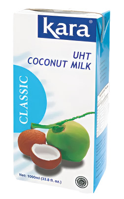 KARA, Coconut Milk Classic UHT 17% Fat, 12x1Ltr
