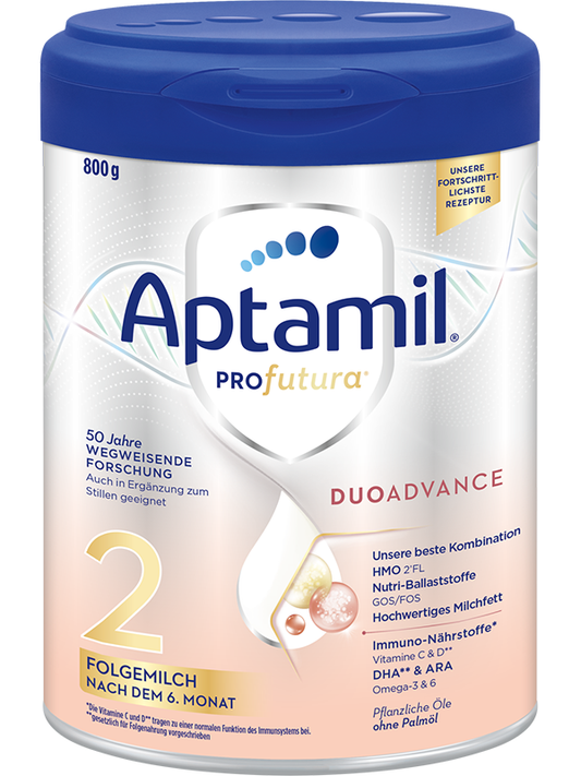 Aptamil Profutura Duoadvance 2 Folgemilch nach dem 6. Monat an, 800 g