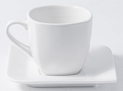 Teetassen Set in eckigen Design